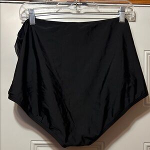 Swimsuits For All Black High-Waist Swim Bottoms